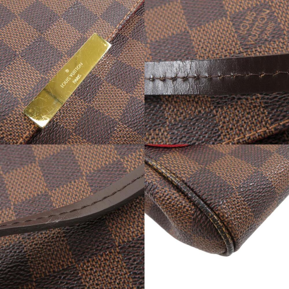 Louis Vuitton Favorite Damier Ebene Brown Shoulder Bag Canvas - Picture 9 of 11